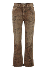 Deryn cropped flare jeans